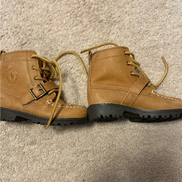 Polo by Ralph Lauren Kids Tan Boots - Picture 2 of 3